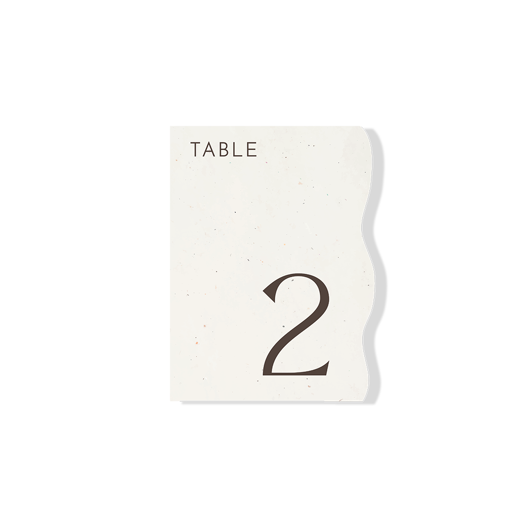 serenity - numero table
