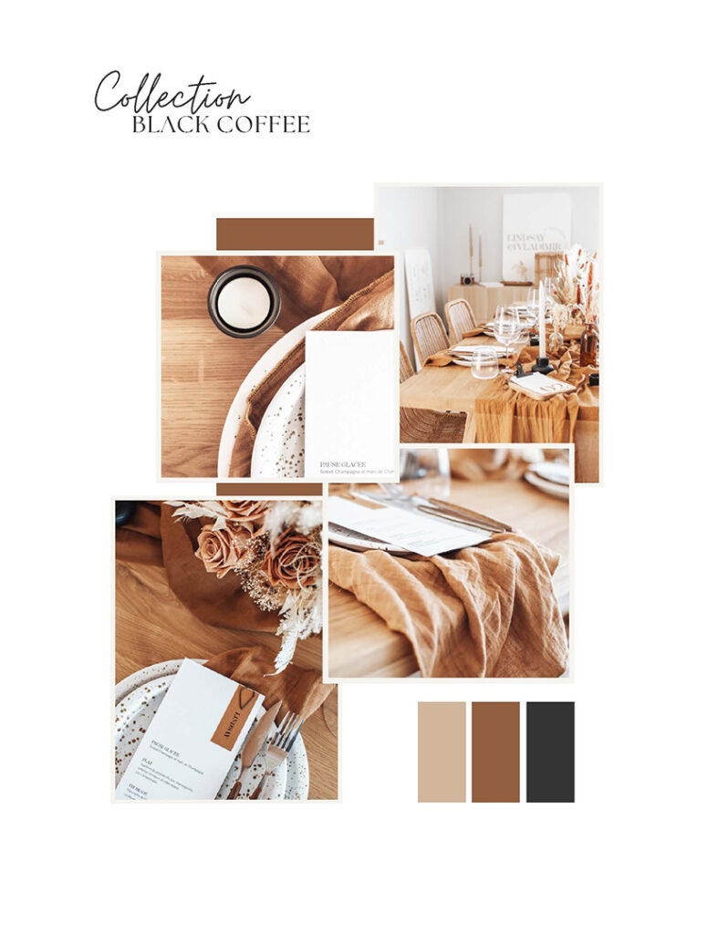 Black coffee - Montages collections - collection décoration catalogue