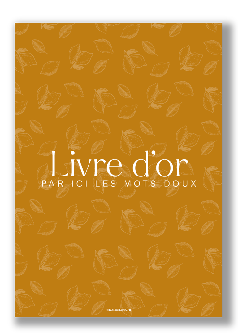 poster livre or papeterie
