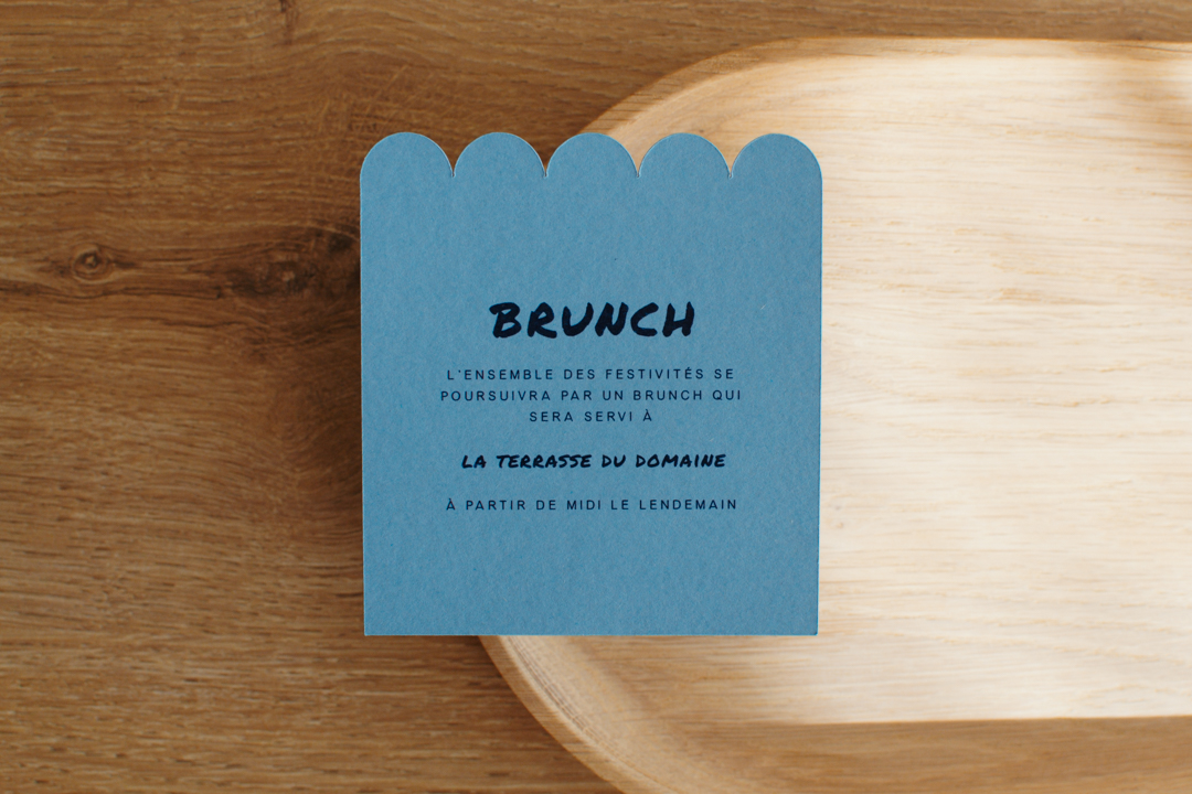 carte brunch - Kaligrafia - papeterie