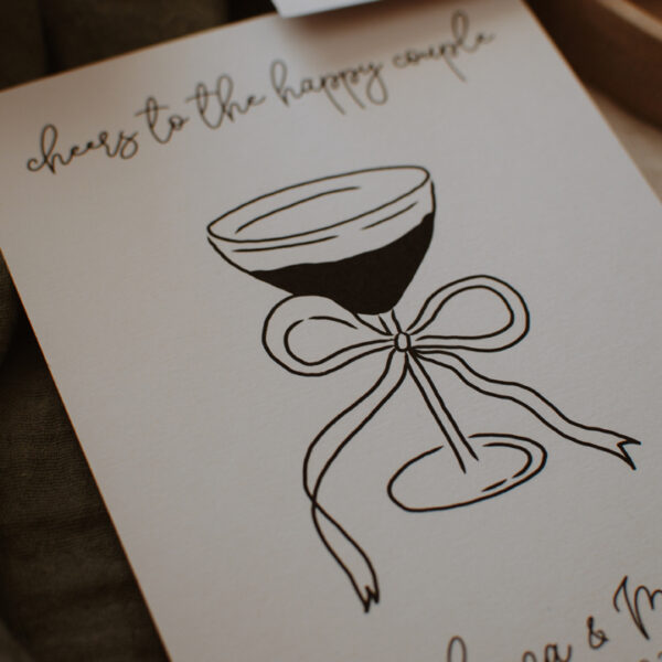 faire part mariage noeud