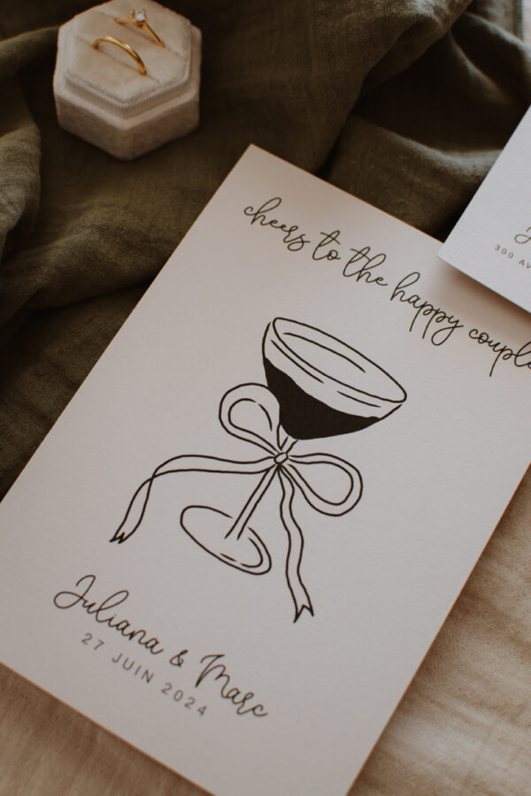 invitation noeud élégant