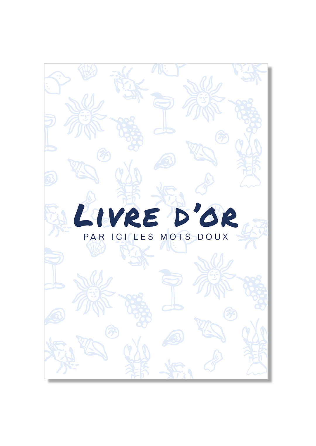 affiche livre or mariage bleu illustrations été