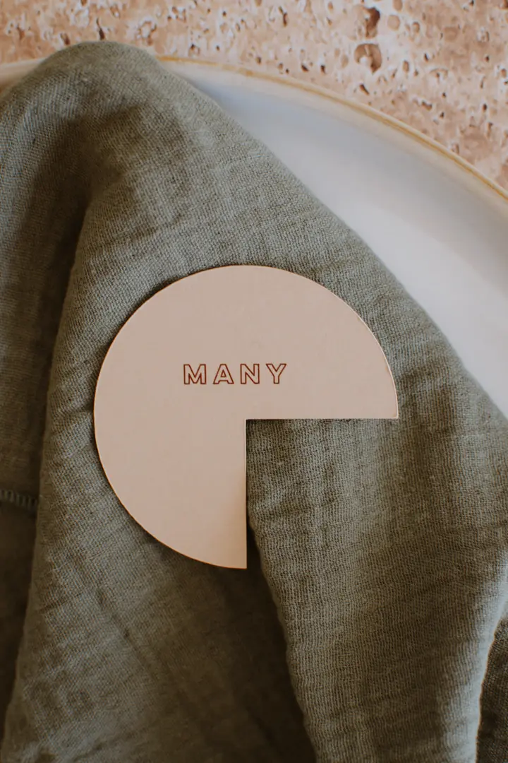 marque-place pacman papier beige
