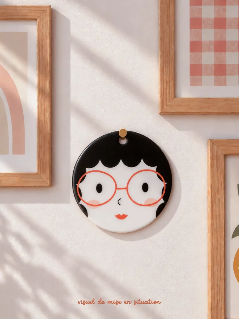 Déco chambre enfant en céramique Bernie